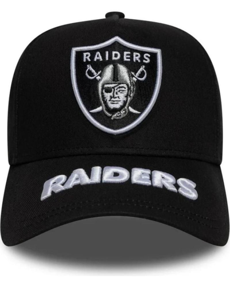 BONÉ NEW ERA LAS VEGAS RAIDERS MLB 9FORTY VISOR HIT PRETO BLK