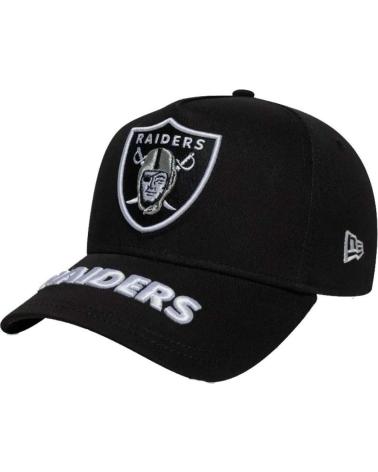 BONÉ NEW ERA LAS VEGAS RAIDERS MLB 9FORTY VISOR HIT PRETO BLK
