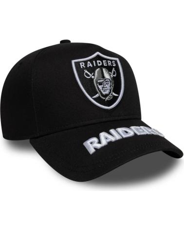 BONÉ NEW ERA LAS VEGAS RAIDERS MLB 9FORTY VISOR HIT PRETO BLK