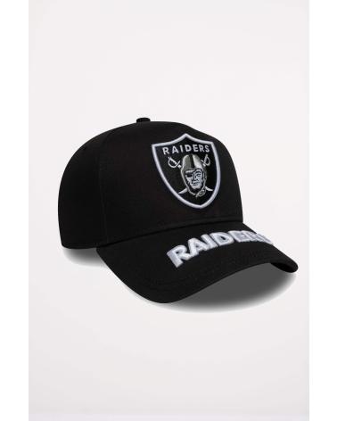 BONÉ NEW ERA LAS VEGAS RAIDERS MLB 9FORTY VISOR HIT PRETO BLK