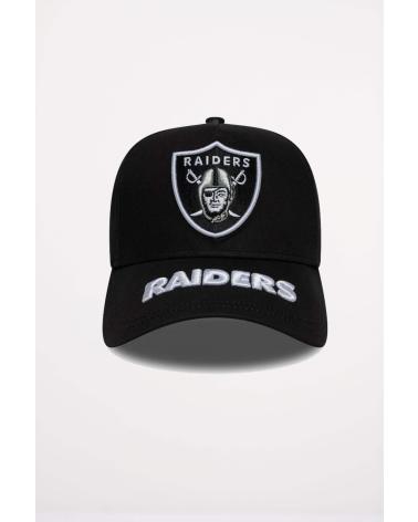 BONÉ NEW ERA LAS VEGAS RAIDERS MLB 9FORTY VISOR HIT PRETO BLK