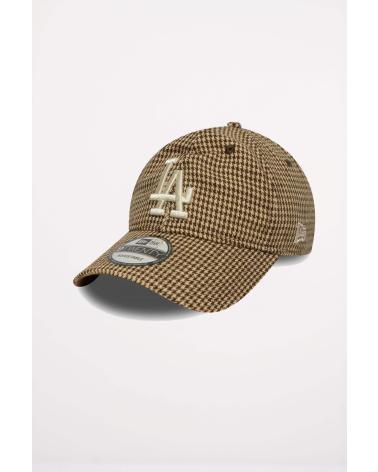 BONÉ NEW ERA LA DODGERS MLB HOUNDSTOOTH MARROM 9TWENTY DAU