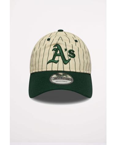 BONÉ NEW ERA OAKLAND ATHLETICS MLB PINSTRIPE DARK GREEN DKG DKG