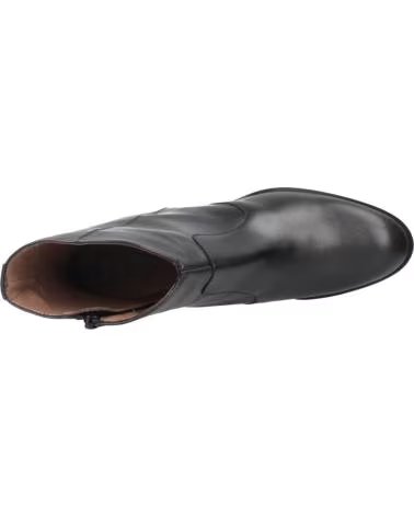 BOTINS WONDERS 6253 EM PELE COM SALTO 4CM NEGRO