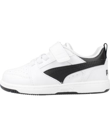 PUMA REBOUND V6 LO AC INFANT BIANCHE WHITE