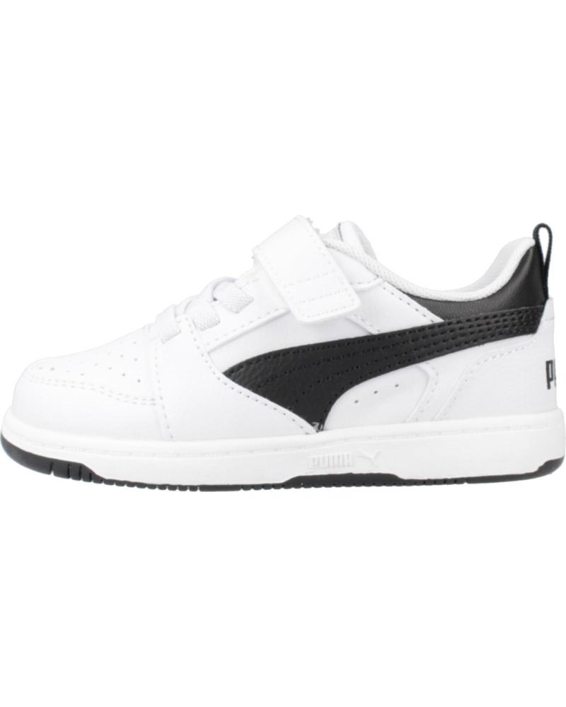 PUMA REBOUND V6 LO AC INFANT BIANCHE WHITE