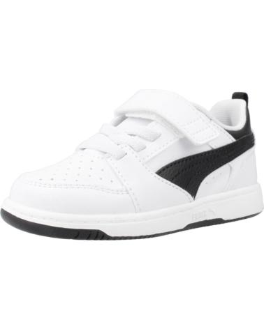 PUMA REBOUND V6 LO AC INFANT BIANCHE WHITE