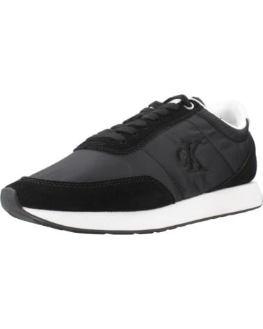 CALVIN KLEIN RETRO RUNNER LACE UP NY NERE BLKWHT