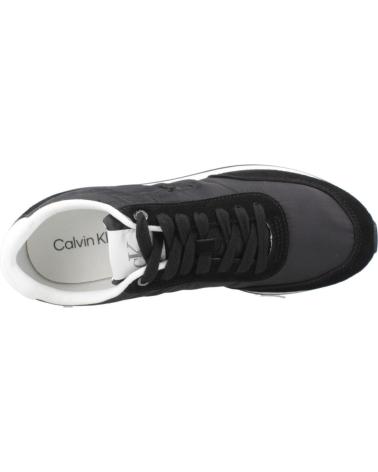 CALVIN KLEIN RETRO RUNNER LACE UP NY NERE BLKWHT