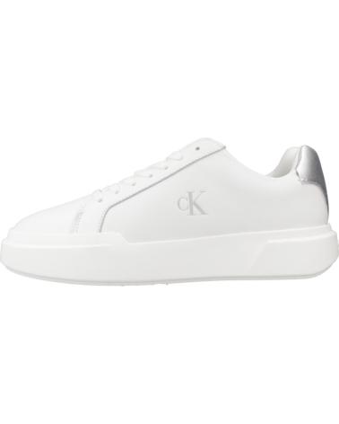 SNEAKERS CALVIN KLEIN CHUNKY CUPSOLE LACEUP LT BIANCHE WHITE