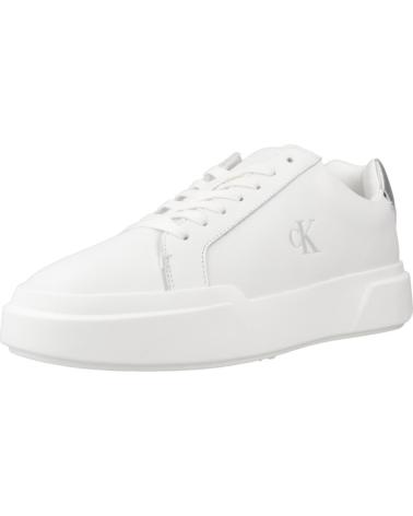 SNEAKERS CALVIN KLEIN CHUNKY CUPSOLE LACEUP LT BIANCHE WHITE