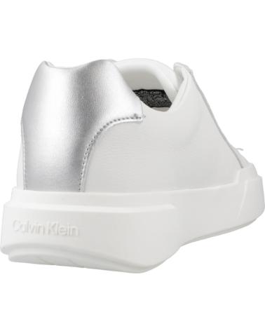 SNEAKERS CALVIN KLEIN CHUNKY CUPSOLE LACEUP LT BIANCHE WHITE