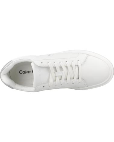 SNEAKERS CALVIN KLEIN CHUNKY CUPSOLE LACEUP LT BIANCHE WHITE