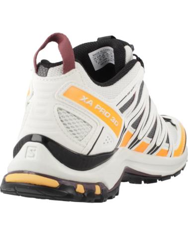 SCARPE SALOMON XA PRO 3D BIANCO CURCUMA TURMER