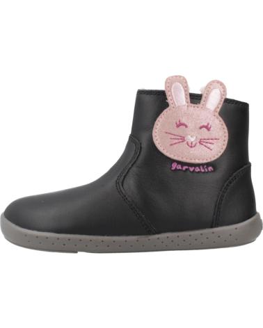 STIVALI GARVALIN 251301G NERI CON DECORAZIONE CONIGLIETTO NEGRO
