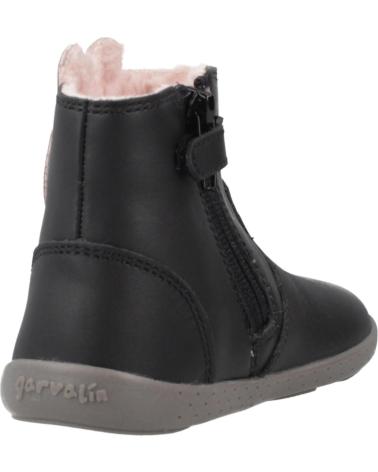 STIVALI GARVALIN 251301G NERI CON DECORAZIONE CONIGLIETTO NEGRO