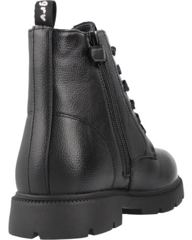 STIVALI GARVALÍN 251560G NERI CON CHIUSURA A CERNIERA E LACCI NEGRO
