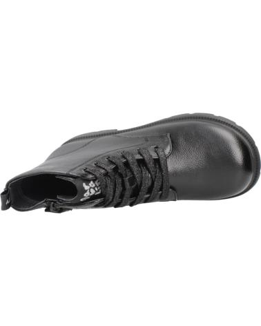 STIVALI GARVALÍN 251560G NERI CON CHIUSURA A CERNIERA E LACCI NEGRO