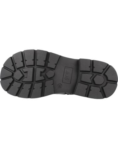 STIVALI GARVALÍN 251560G NERI CON CHIUSURA A CERNIERA E LACCI NEGRO