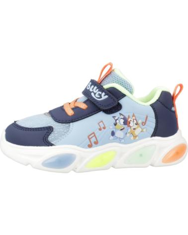 GARVALIN 251856G - SNEAKERS LUMINOSE CON CHIUSURA A STRAPPO, BLU AZUL