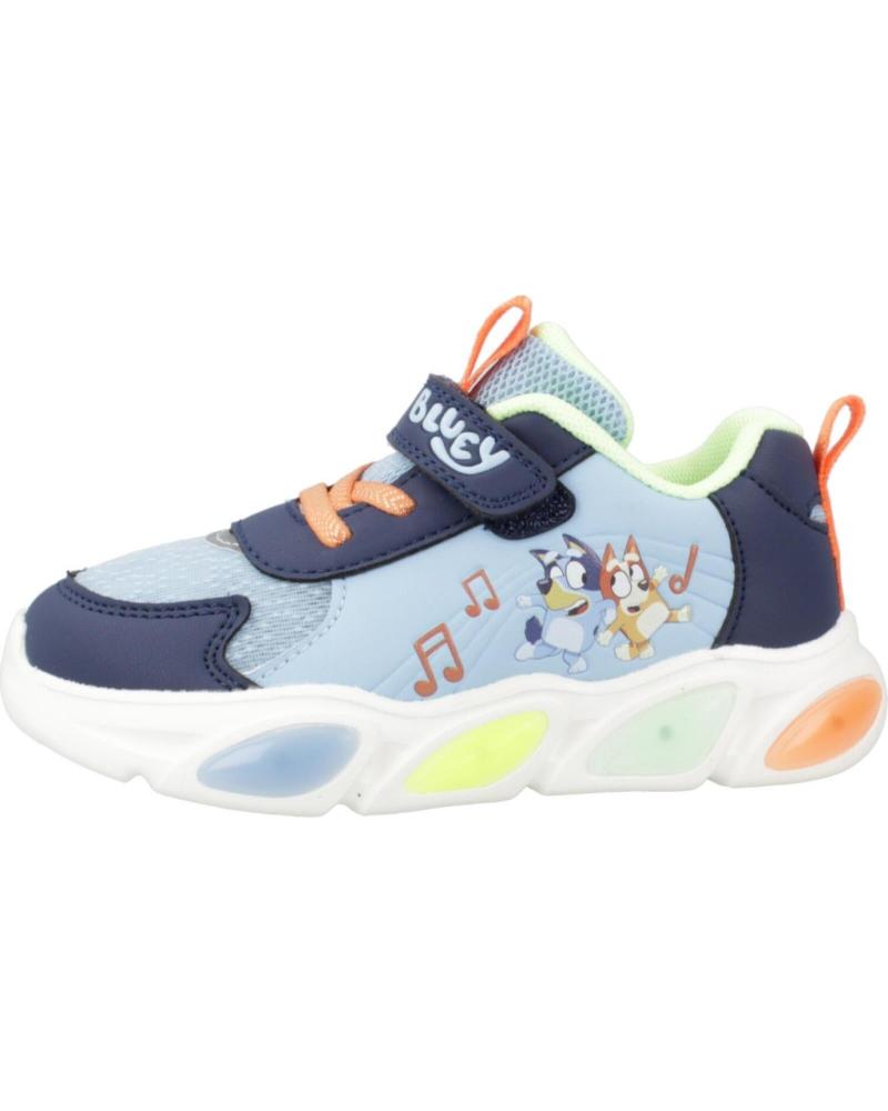 GARVALIN 251856G - SNEAKERS LUMINOSE CON CHIUSURA A STRAPPO, BLU AZUL