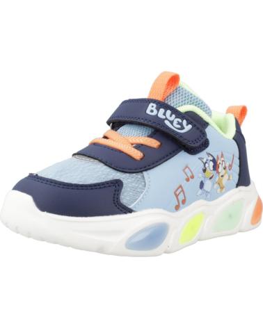 GARVALIN 251856G - SNEAKERS LUMINOSE CON CHIUSURA A STRAPPO, BLU AZUL