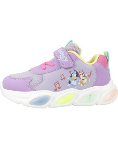 GARVALIN 251856G - SNEAKERS LUMINOSE CON CHIUSURA A STRAPPO, VIOLA LILLA LILA