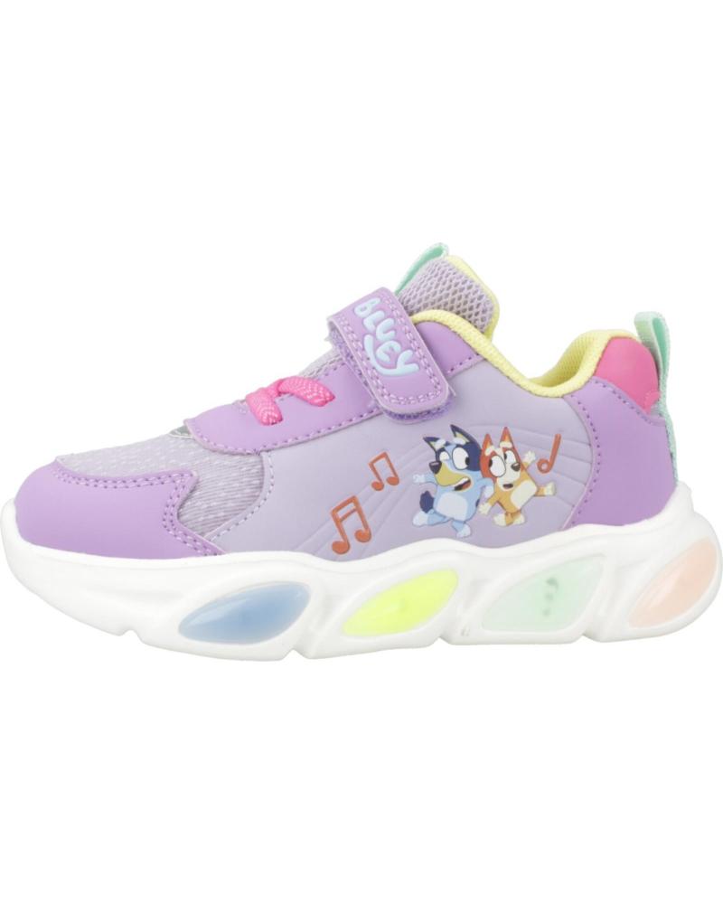 GARVALIN 251856G - SNEAKERS LUMINOSE CON CHIUSURA A STRAPPO, VIOLA LILLA LILA