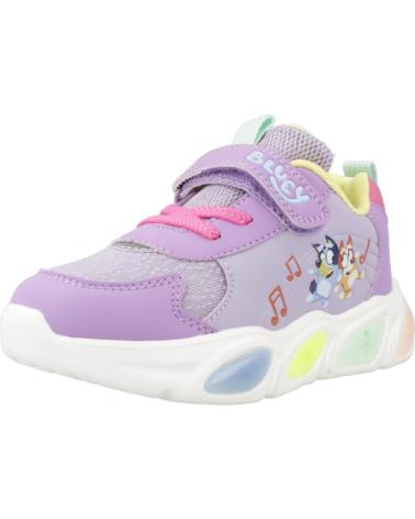 GARVALIN 251856G - SNEAKERS LUMINOSE CON CHIUSURA A STRAPPO, VIOLA LILLA LILA