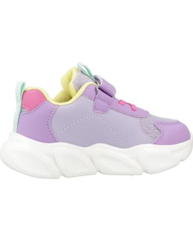 GARVALIN 251856G - SNEAKERS LUMINOSE CON CHIUSURA A STRAPPO, VIOLA LILLA LILA
