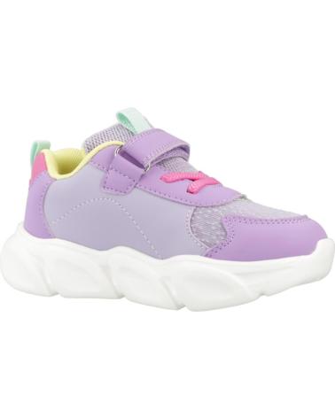 GARVALIN 251856G - SNEAKERS LUMINOSE CON CHIUSURA A STRAPPO, VIOLA LILLA LILA