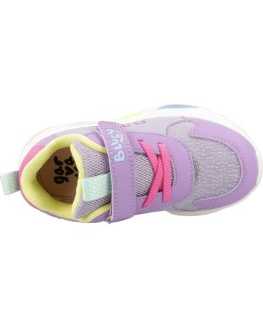 GARVALIN 251856G - SNEAKERS LUMINOSE CON CHIUSURA A STRAPPO, VIOLA LILLA LILA
