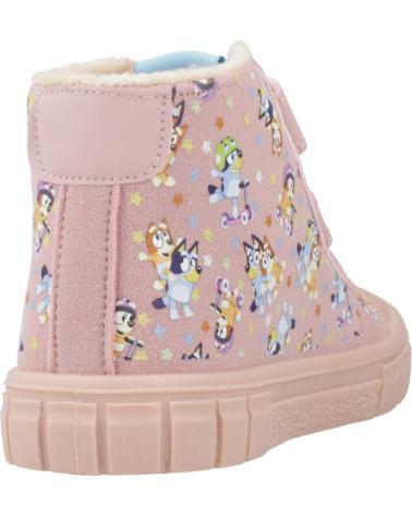 GARVALIN 251858-B032 CANVAS BOOTS WITH FLORAL PRINT AND DOUBLE VELCRO PINK ROSA