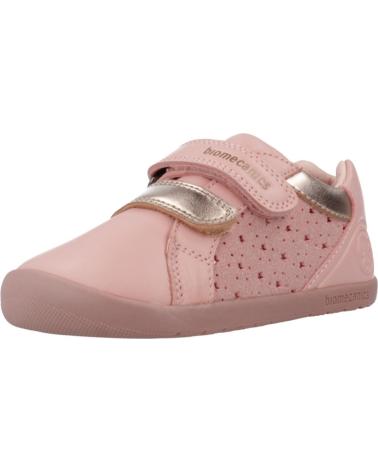 SCARPE DA GINNASTICA BIOMECANICS 251151B ROSA PETALO CON CHIUSURA A STRAPPO PETALO