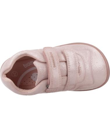 SCARPE DA GINNASTICA BIOMECANICS 251160B ROSA PETALO CON DOPPIA CHIUSURA A STRAPPO PETALO