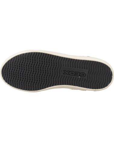 SCARPE DA GINNASTICA GEOX J GISLI C0459 BIANCO E ARGENTO C0459