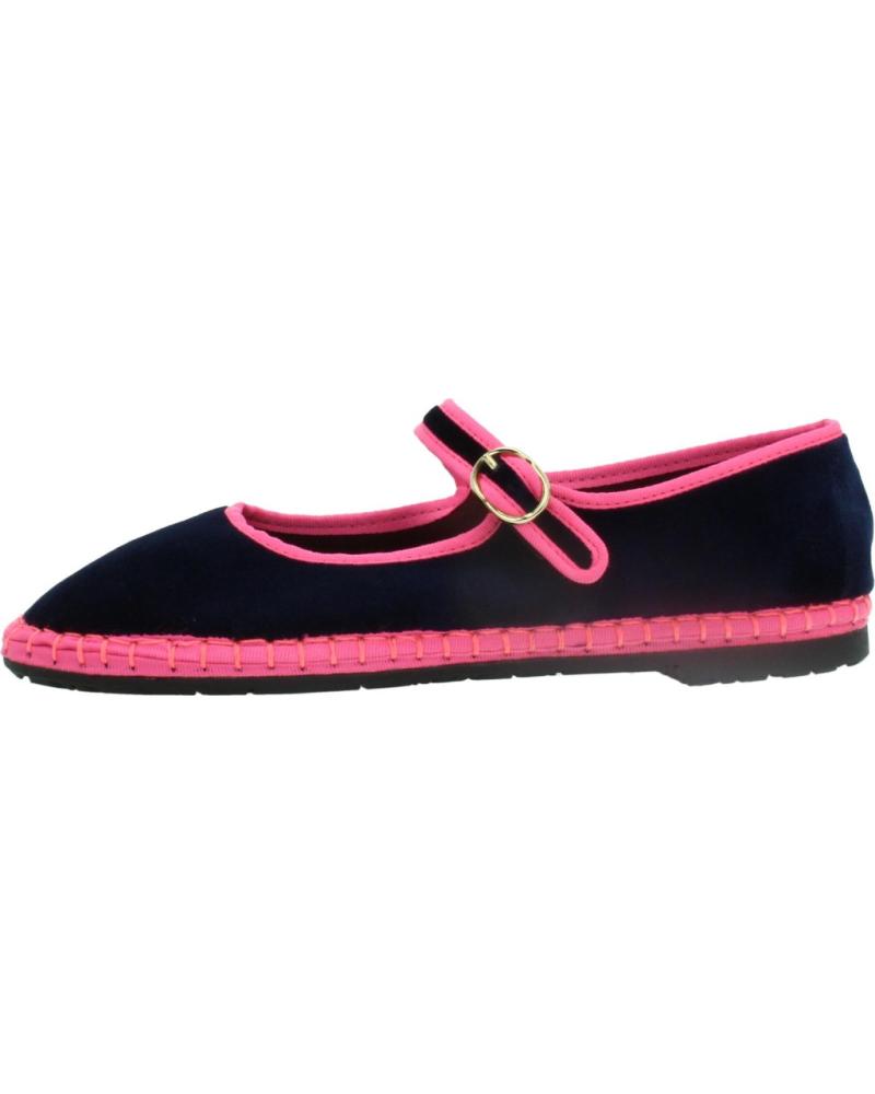 BALLERINES FLABELUS COMERTAX BLEU MARINE AVEC BRIDE MARY JANE AZUL