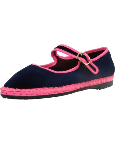 BALLERINES FLABELUS COMERTAX BLEU MARINE AVEC BRIDE MARY JANE AZUL
