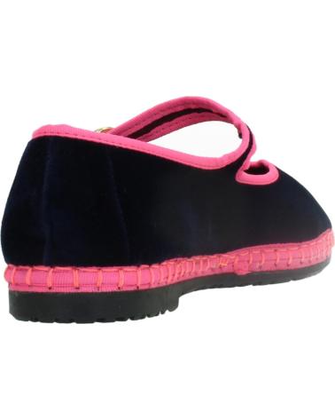 BALLERINES FLABELUS COMERTAX BLEU MARINE AVEC BRIDE MARY JANE AZUL