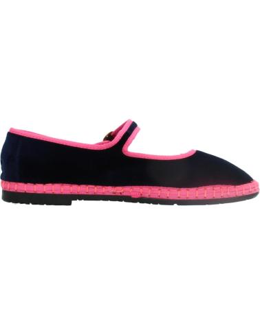 BALLERINES FLABELUS COMERTAX BLEU MARINE AVEC BRIDE MARY JANE AZUL