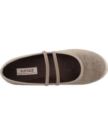 PANTOFOLE VUL-LADI MODELLO 6437 RIF. 032 IN TONALITÀ BEIGE TORTORA TAUPE