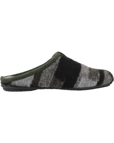 PANTOFOLE VUL-LADI MODELLO 6612 RIF. 386 IN VERDE KAKI KAKI