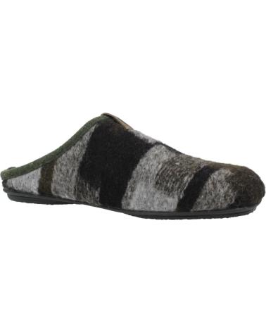 PANTOFOLE VUL-LADI MODELLO 6612 RIF. 386 IN VERDE KAKI KAKI