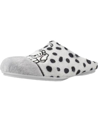 PANTOFOLE VUL-LADI MODELLO 7619 123 GRIGIO PERLA STAMPA DALMATA PERLA