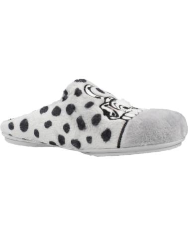 PANTOFOLE VUL-LADI MODELLO 7619 123 GRIGIO PERLA STAMPA DALMATA PERLA