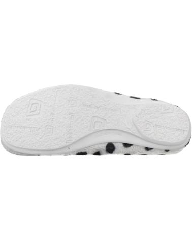 PANTOFOLE VUL-LADI MODELLO 7619 123 GRIGIO PERLA STAMPA DALMATA PERLA