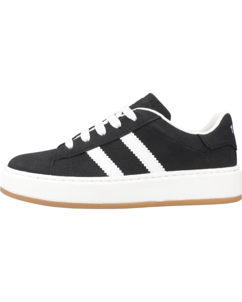 ASSO ZAPATILLAS AG17576 NEGRAS CON DETALLES BLANCOS BLKWHT