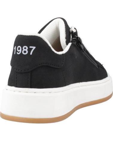 ASSO ZAPATILLAS AG17576 NEGRAS CON DETALLES BLANCOS BLKWHT