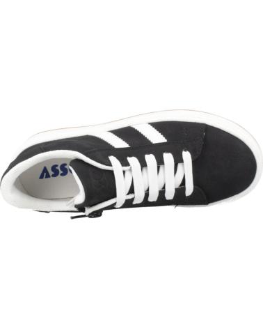 ASSO ZAPATILLAS AG17576 NEGRAS CON DETALLES BLANCOS BLKWHT