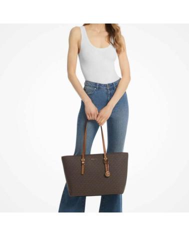 BOLSO TOTE MICHAEL KORS QUINN EN LONA MONOGRAM MARRÓN 252 252